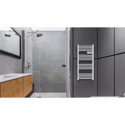 Carrera Sèche-Serviettes Lcd Sans Fluide Blanc 500W Etroit