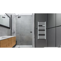 Carrera Sèche-Serviettes Lcd Sans Fluide Blanc 500W Etroit
