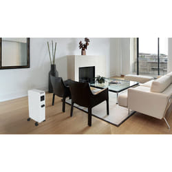 Carrera Radiateur Électrique Lcd Céramique Blanc 1500W Mobile