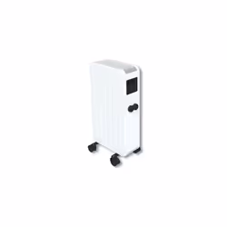 Carrera Radiateur Électrique Lcd Céramique Blanc 1500W Mobile