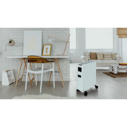 Carrera Radiateur Électrique Lcd Céramique Blanc 2000W Mobile