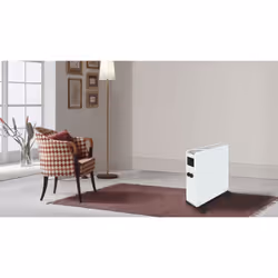 Carrera Radiateur Électrique Lcd Céramique Blanc 2500W Mobile