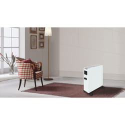 Carrera Radiateur Électrique Lcd Céramique Blanc 2500W Mobile