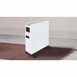 Carrera Radiateur Électrique Lcd Céramique Blanc 2500W Mobile