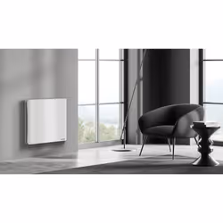 Carrera Radiateur Électrique Lcd Céramique + Film Blanc Gris 1000W Dakota, Vitrocéramique, Gris, Blanc, Acier, LCD, 1000 W, 5 ...