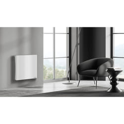 Carrera Radiateur Électrique Lcd Céramique + Film Blanc Gris 1000W Dakota