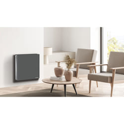 Carrera Radiateur Électrique Lcd Céramique + Film Gris Blanc 1000W Dakota