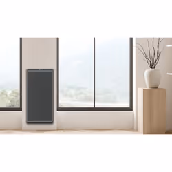 Carrera Radiateur Panneau Rayonnant Vertical Lcd Aluminium Gris Anthracite 2000W Logan Vertical, Gris, Acier, LCD, 2000 W, 45 ...
