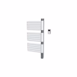 Carrera Sèche-Serviettes Pivotant Lcd Sans Fluide Blanc Gris 500W Felice