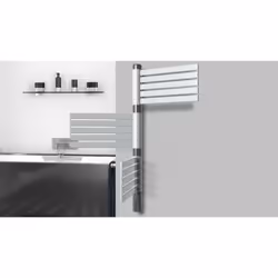 Carrera Sèche-Serviettes Pivotant Lcd Sans Fluide Blanc Gris 500W Felice