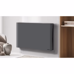 Carrera Radiateur Électrique Lcd Céramique + Film Gris Noir 1500W Dakota