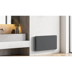Carrera Radiateur Électrique Lcd Céramique + Film Gris Noir 2000W Dakota