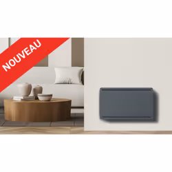Carrera Radiateur Électrique Lcd Céramique Gris Anthracite 1500W Kamys, Vitrocéramique, Gris, Acier, LCD, 1500 W, 750 mm