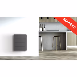 Carrera Radiateur Électrique Lcd Céramique + Film Gris Anthracite 1000W Yox, Vitrocéramique, Anthracite, Acier, LCD, 1000 W, ...