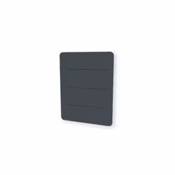 Carrera Radiateur Électrique Lcd Céramique + Film Gris Anthracite 1000W Yox