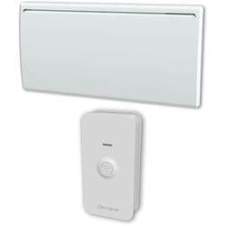 Carrera - Radiateur électrique lcd céramique blanc 2000W uno connecté