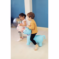 D'Arpeje Funbee-Animal sauteur Licorne avec foulard