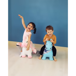 D'Arpeje Funbee-Animal sauteur Licorne avec foulard