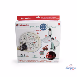 D'Arpeje TATAMIZ - SAC/TAPIS DE JEU 2 en 1 -140 cm + 1 voiture