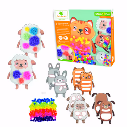 Sycomore STICK'N FUN - PM POMPONS - ANIMAUX DE LA FERME