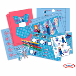 D'Arpeje La Reine des Neiges - Customise Anniversaire, Plastique, Papier, Carton, Multicolore, 3 an(s), Femelle, Frozen (anim ...