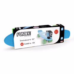D'Arpeje Mini Skate Plastique 22'' Bleu & Camera Freestyle, Bleu, Orange, 8 an(s), CE, Chine, 560 mm, 80 mm