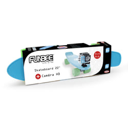D'Arpeje Mini Skate Plastique 22'' Bleu & Camera Freestyle