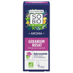 Léa Nature SO BIO étic Aroma Huile Essentielle Géranium Rosat Bio 10 ml