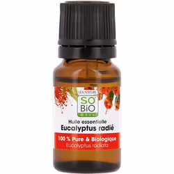 SO’BiO étic 3517360000757, Huile d’eucalyptus radiata, 15 ml, Bouteille en verre, Salade, CE, Boîte