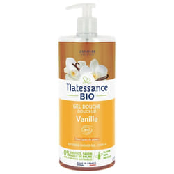 Natessance Gel Douche Vanille Bio 1 L