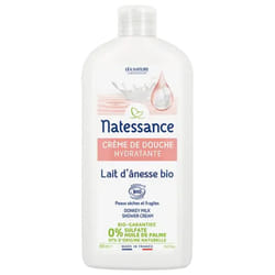 Natessance Crème de Douche Lait d'Ânesse Bio 500 ml