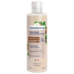 Natessance Shampoing Ultra-Nourrissant Karité Bio et Kératine Végétale 250 ml
