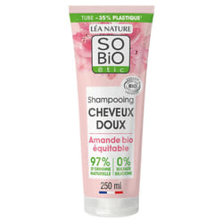 SO'BIO ETIC Shampoing Bio Cheveux Doux 250ML - Pour tous types de cheveux, formule douce et naturelle pour une beauté respectueuse
