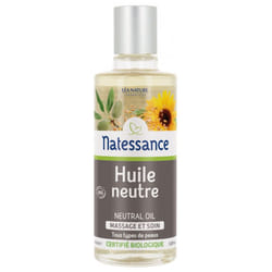 Natessance Huile Neutre Massage et Soin Bio 100 ml
