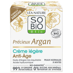 Léa Nature SO BIO étic Précieux Argan Crème Légère Anti-Âge Bio 50 ml