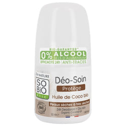 Léa Nature SO BIO étic Déo-Soin 24H Huile de Coco Roll-On Bio 50 ml