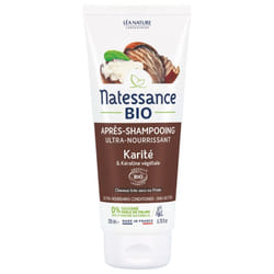 Natessance Après-Shampooing Ultra-Nourrissant Karité et Kératine Végétale Bio 200 ml