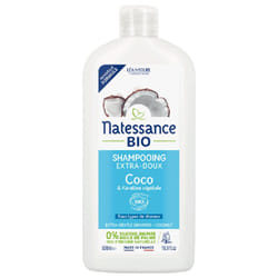Natessance Shampoing Extra Doux Coco Bio et Kératine Végétale 500 ml