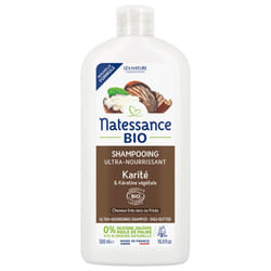Natessance Shampoing Ultra-Nourrissant Karité Bio et Kératine Végétale 500 ml