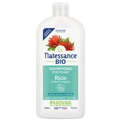 Natessance Shampoing Fortifiant Ricin et Kératine Végétale Bio 500 ml
