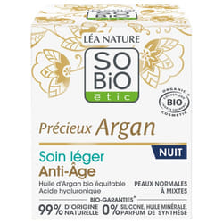 Léa Nature SO BIO étic Précieux Argan Soin Léger Anti-Âge Nuit Bio 50 ml