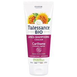 Natessance Après-Shampoing Couleur Carthame Bio & Kératine Végétale 200 ml