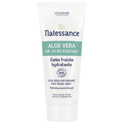 Natessance Aloe Vera Pur Jus Bio Équitable Gelée Fraîche Hydratante Bio 50 ml