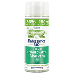 Natessance Déo 24H Aloe Vera Bio Recharge 150 ml