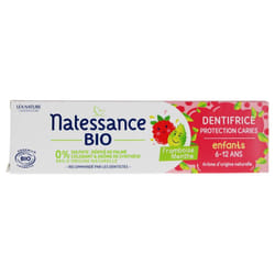 Natessance Dentifrice Protection Caries Enfants 6-12 ans Bio 75 ml