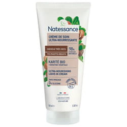 Natessance Crème de Soin Capillaire Ultra Nourrissante Karité 100 ml