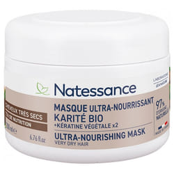 Natessance Masque Ultra-Nourrissant Karité & Kératine Végétale 200 ml