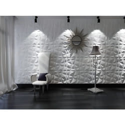 Panneau mural 3D ANGLY à peindre - pack de 3m²