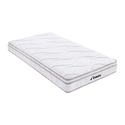 Vente-unique - Matelas 90 X 200 Cm Ressorts 3 Zones Et Mémoire De Forme Ép.20cm - Wolkentanz De Ysmée