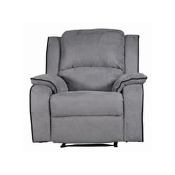 Fauteuil relax en microfibre HERNANI - Gris